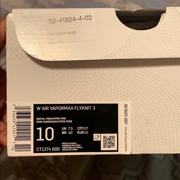 Nike Air VaporMax Flyknit 3 Triple Pink *SOLD OUT* - Picture 7 of 8